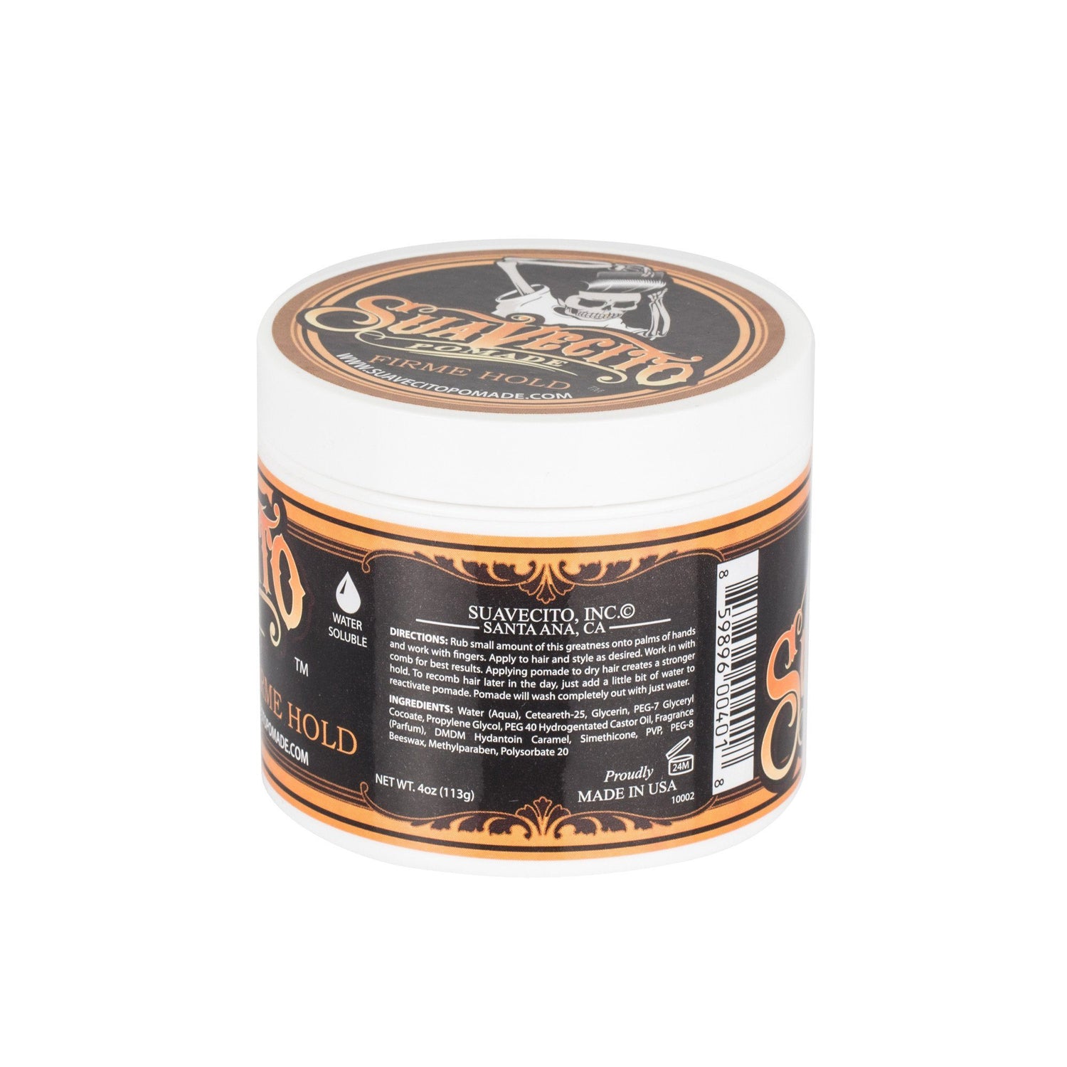 Suavecito Strong Hold Pomade Hair Pomade Suavecito