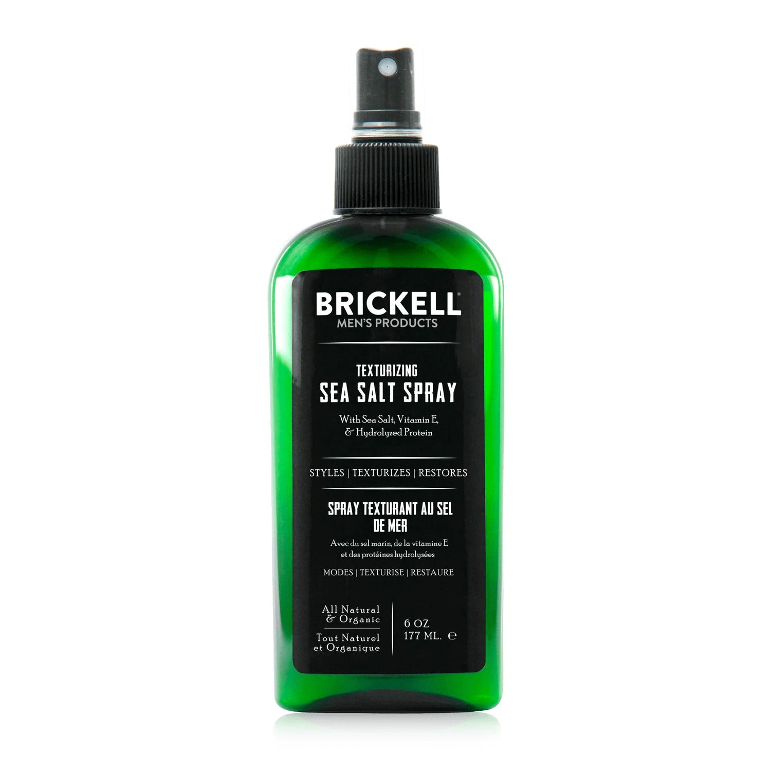 Brickell Texturizing Sea Salt Spray Hair Styling Mist Brickell