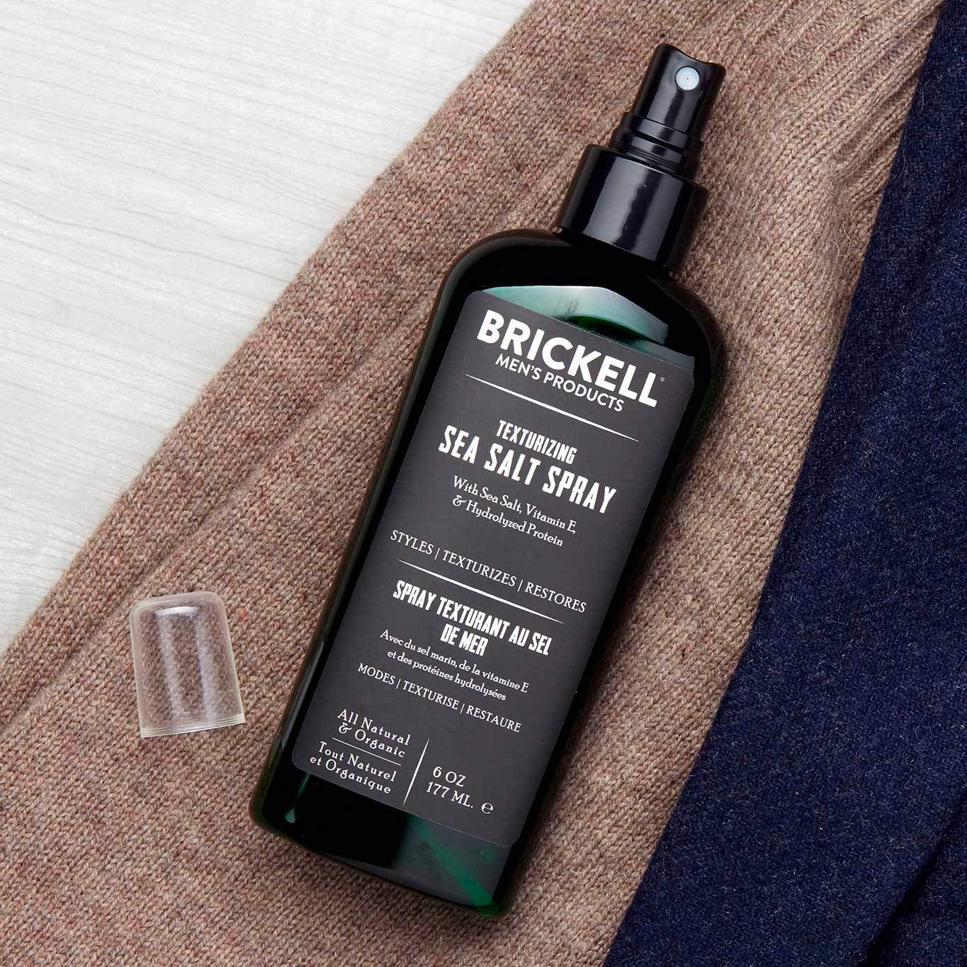 Brickell Texturizing Sea Salt Spray Hair Styling Mist Brickell