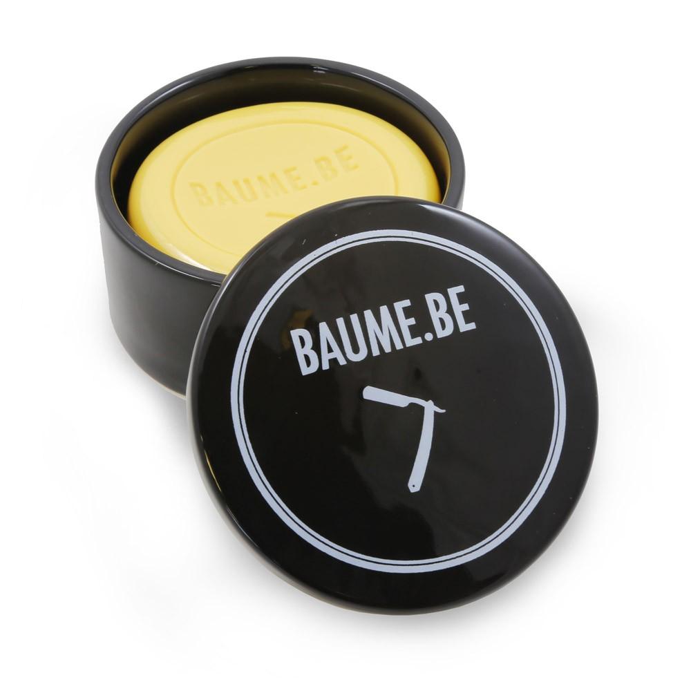 Baume.Be Shaving Soap in Ceramic Bowl Shaving Bowl and Soap Baume.Be