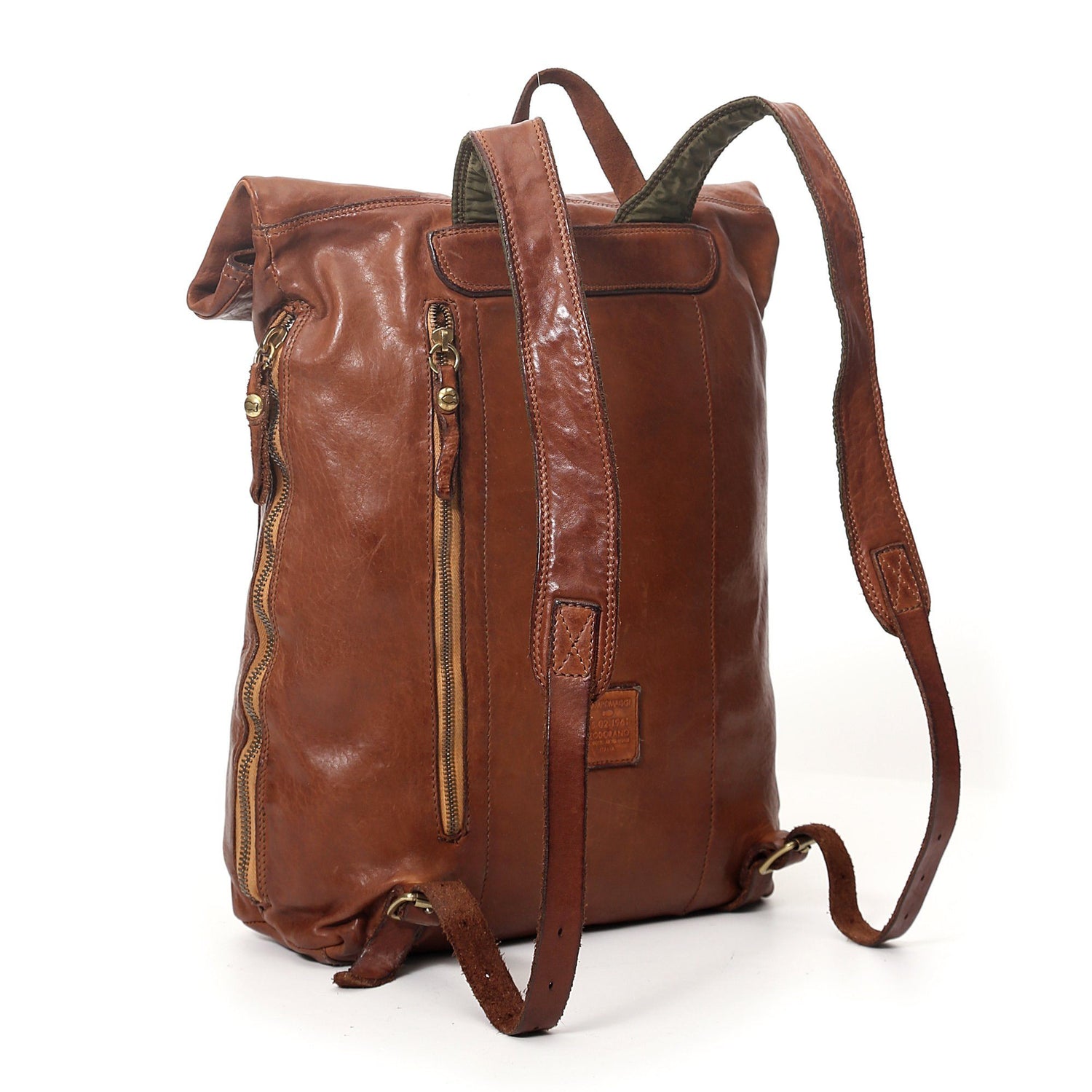 Campomaggi Leather Rolltop Rucksack Backpack Campomaggi