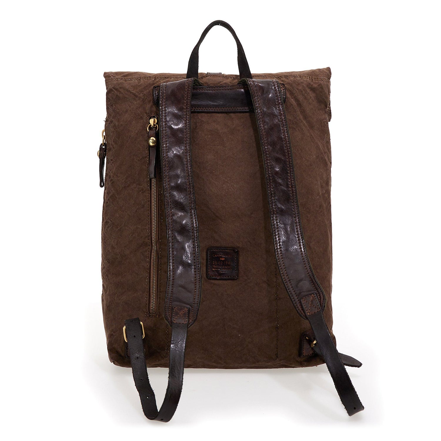 Campomaggi Tamerice Rolltop Backpack, Teodorano Canvas Print Backpack Campomaggi