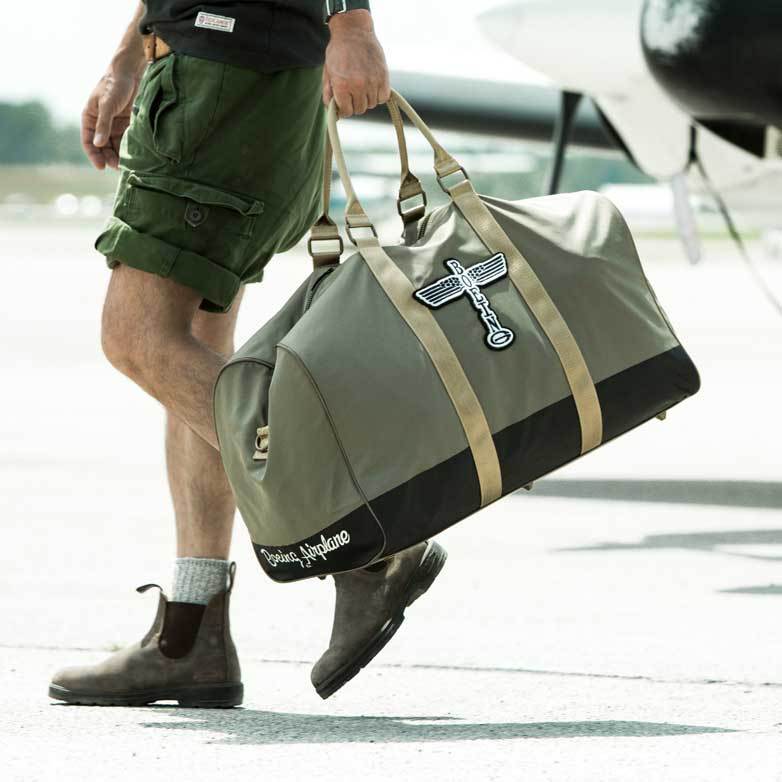 Red Canoe Boeing Totem Duffle Bag Travel Bag Red Canoe