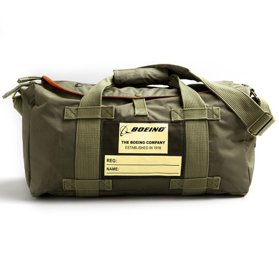 Red Canoe Boeing Nylon Stow Bag Leather Briefcase Red Canoe