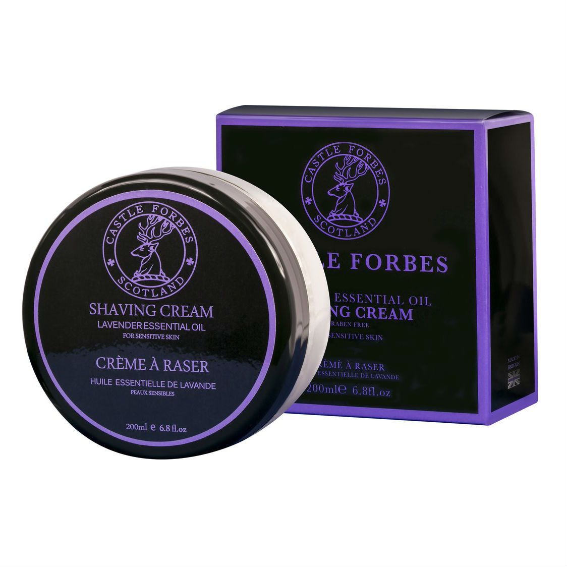 Castle Forbes Lavender Oil Shaving Cream Shaving Cream Castle Forbes