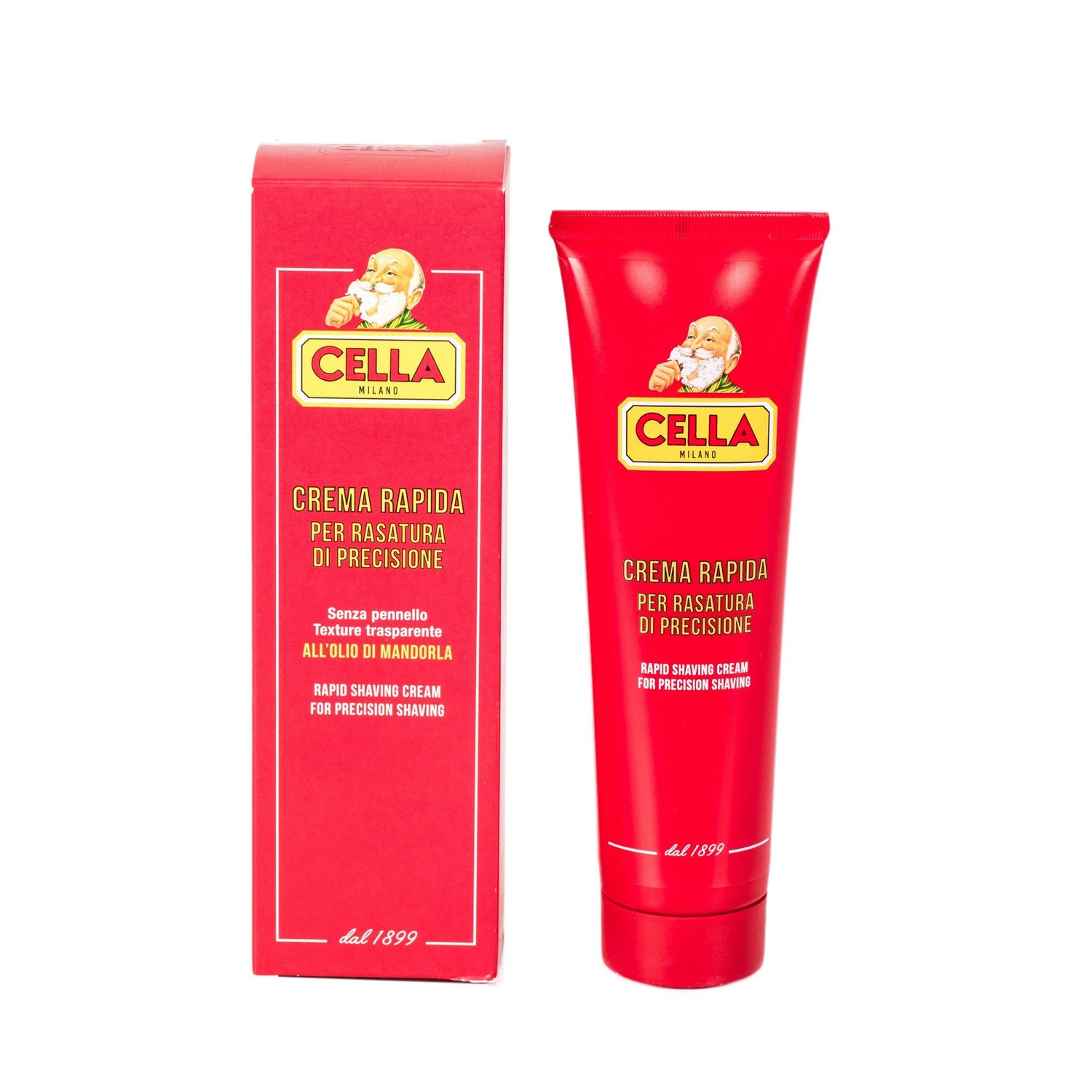 Cella Rapid Brushless Shaving Cream with Almond Oil Shaving Cream Cella