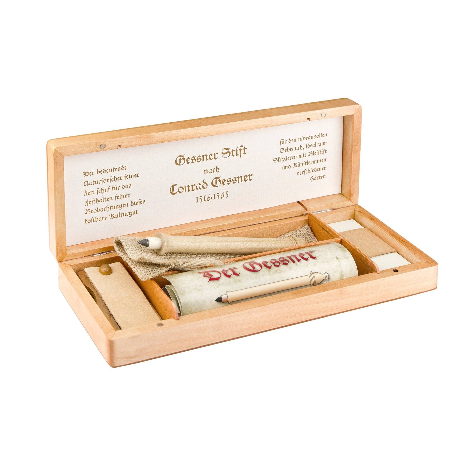 Cleo Skribent Der Gessner Pencil Gift Set, Wood Box Pencil Cleo Skribent