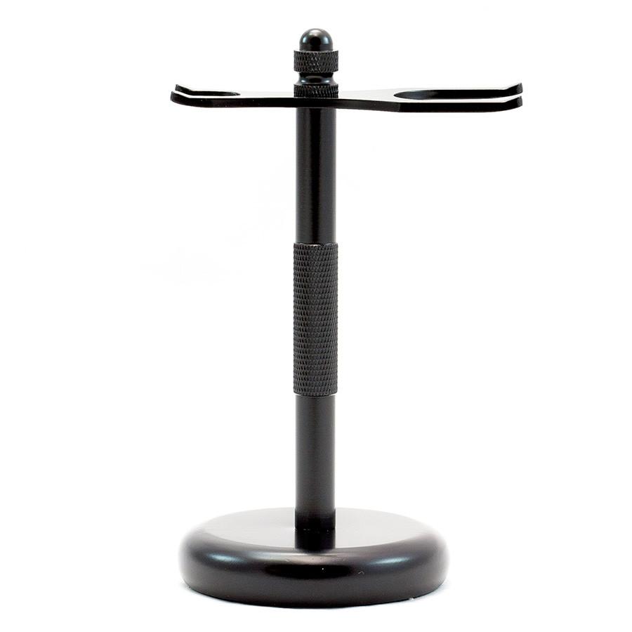 Fendrihan Black Anodized Stand for Safety Razor & Shaving Brush Shaving Stand Fendrihan