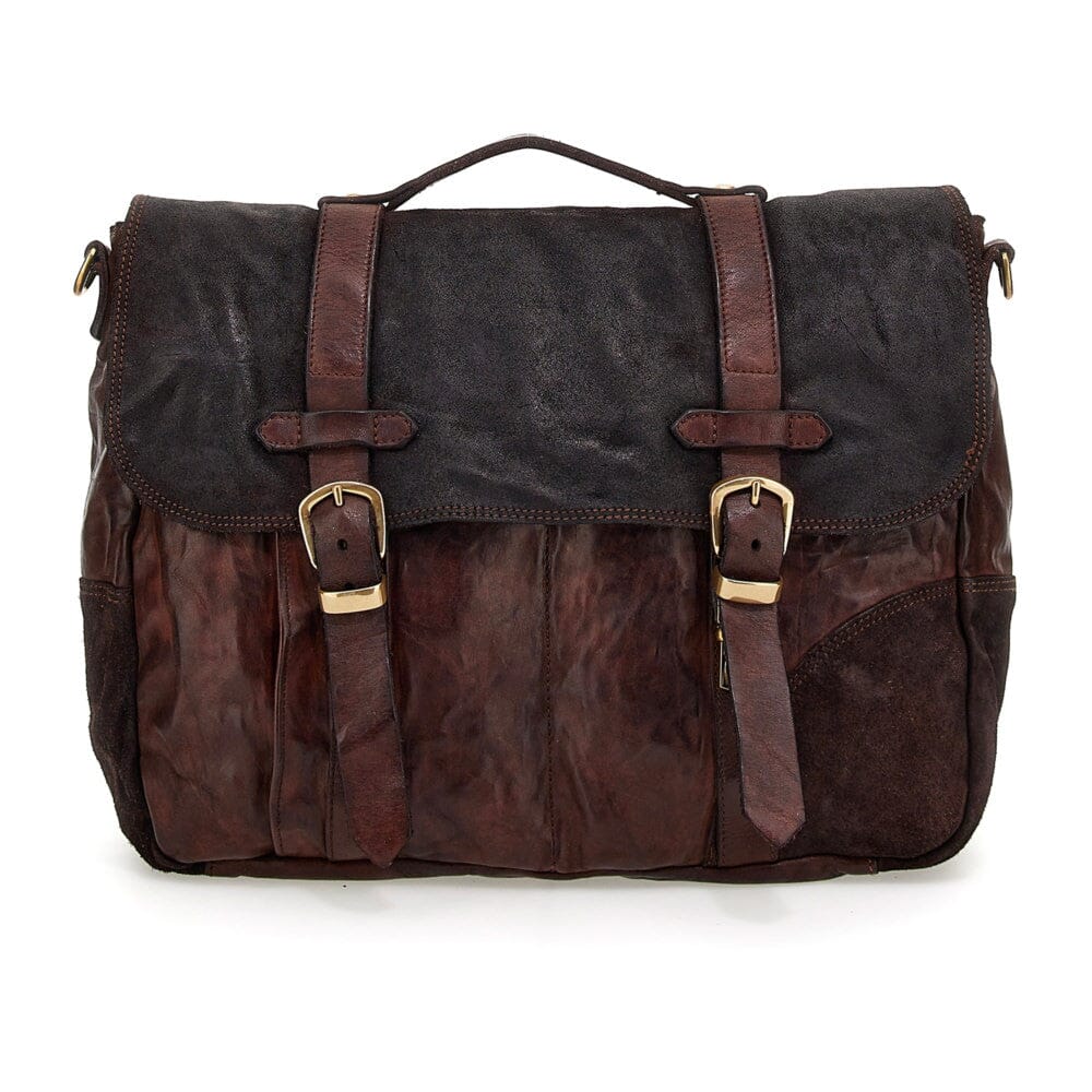 Campomaggi Jacob Leather Workbag Leather Bag Campomaggi Dark Brown