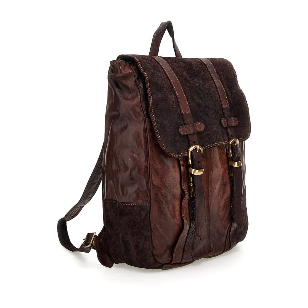 Campomaggi Jacob Leather Backpack Backpack Campomaggi Dark Brown