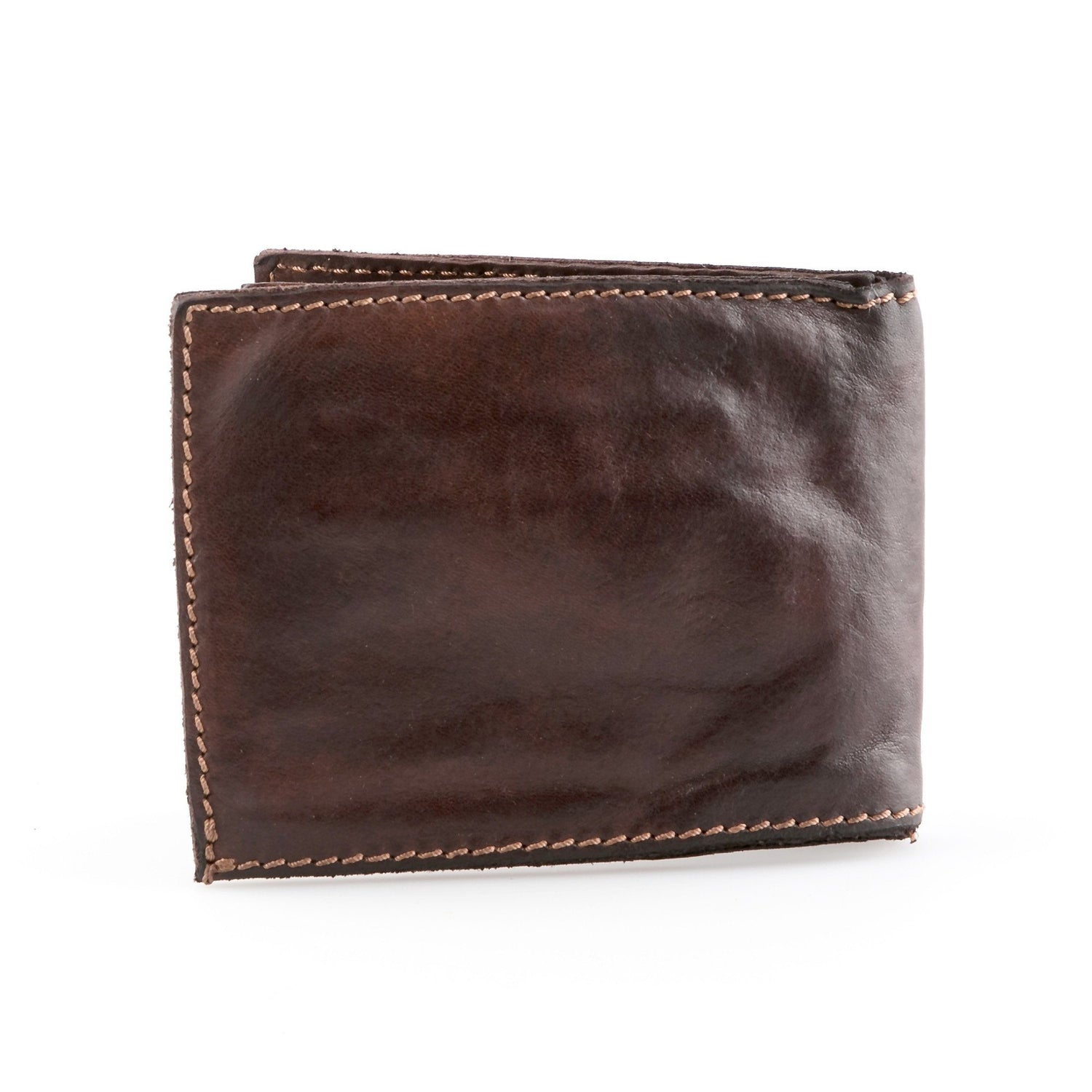 Campomaggi C2030 Horizontal Leather Wallet Leather Wallet Campomaggi Dark Brown