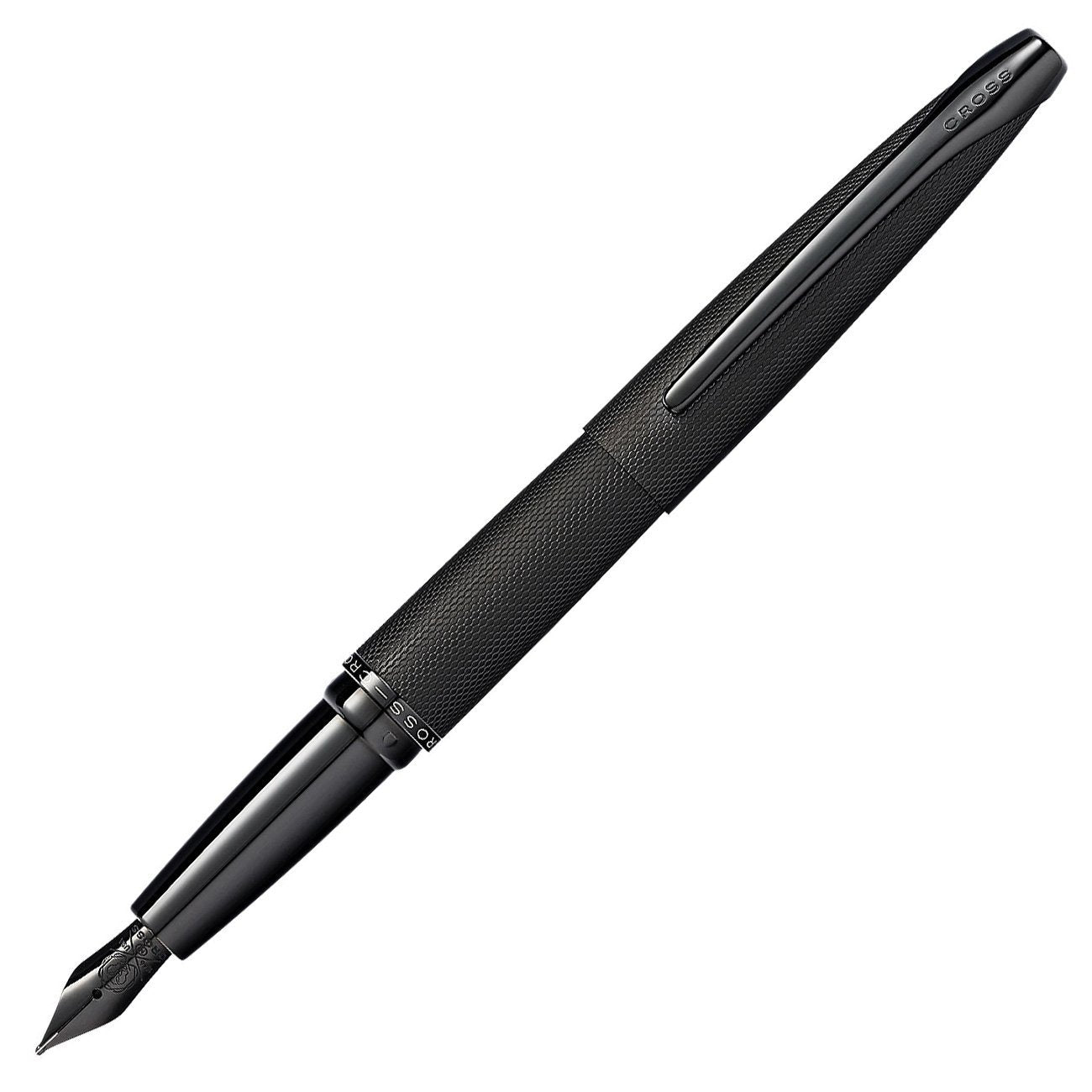 CROSS AXT Fountain Pen with Etched Diamond Patter, Stainless Steel Nib & PVD Coating Fountain Pen CROSS