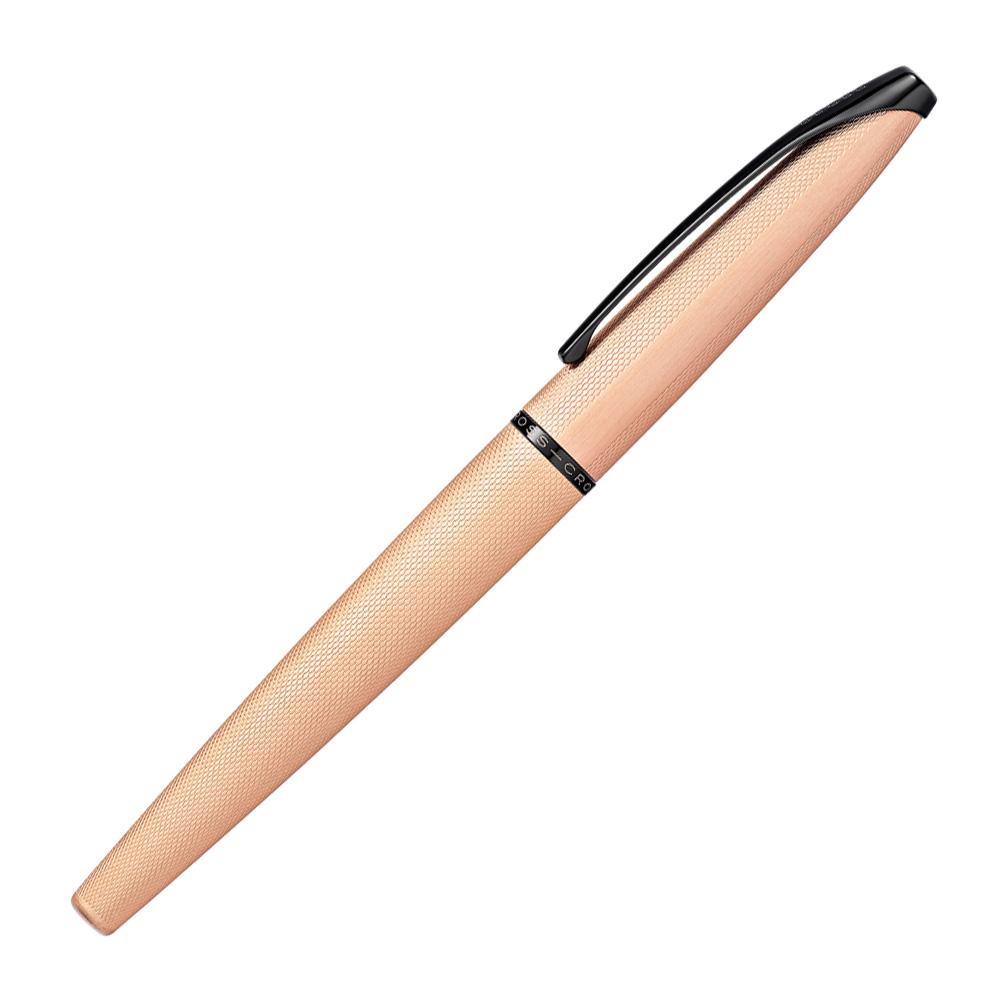 CROSS AXT Fountain Pen with Etched Diamond Patter, Stainless Steel Nib & PVD Coating Fountain Pen CROSS