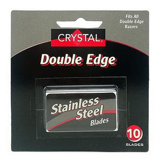 10 Crystal Stainless Steel Double Edge Blades Razor Blades Other 