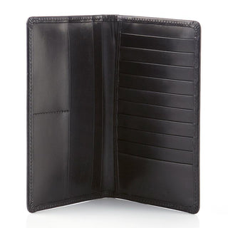 Daines & Hathaway Bridle Hide Tall Wallet Leather Wallet Daines & Hathaway Black 