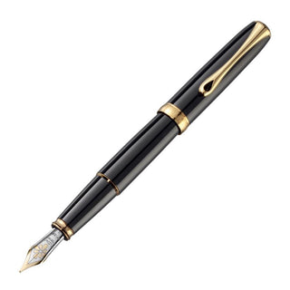 Diplomat Excellence A2 Fountain Pen, Lacquer Gold Fountain Pen Diplomat 