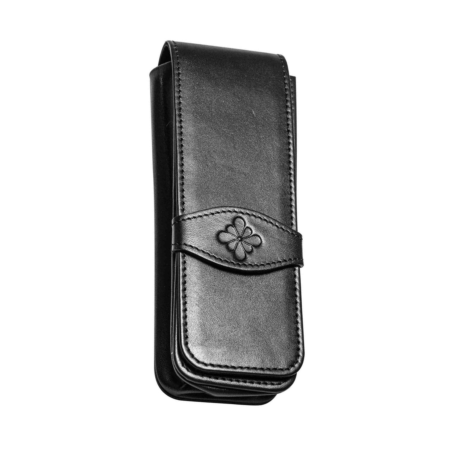 Diplomat Leather Pouch, 3 Pens Pen Case Diplomat