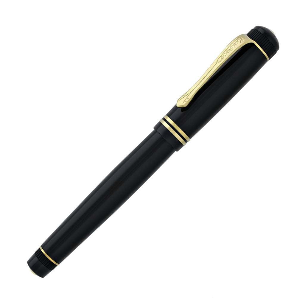 Kaweco DIA2 Fountain Pen, Black with Gold Accents Fountain Pen Kaweco