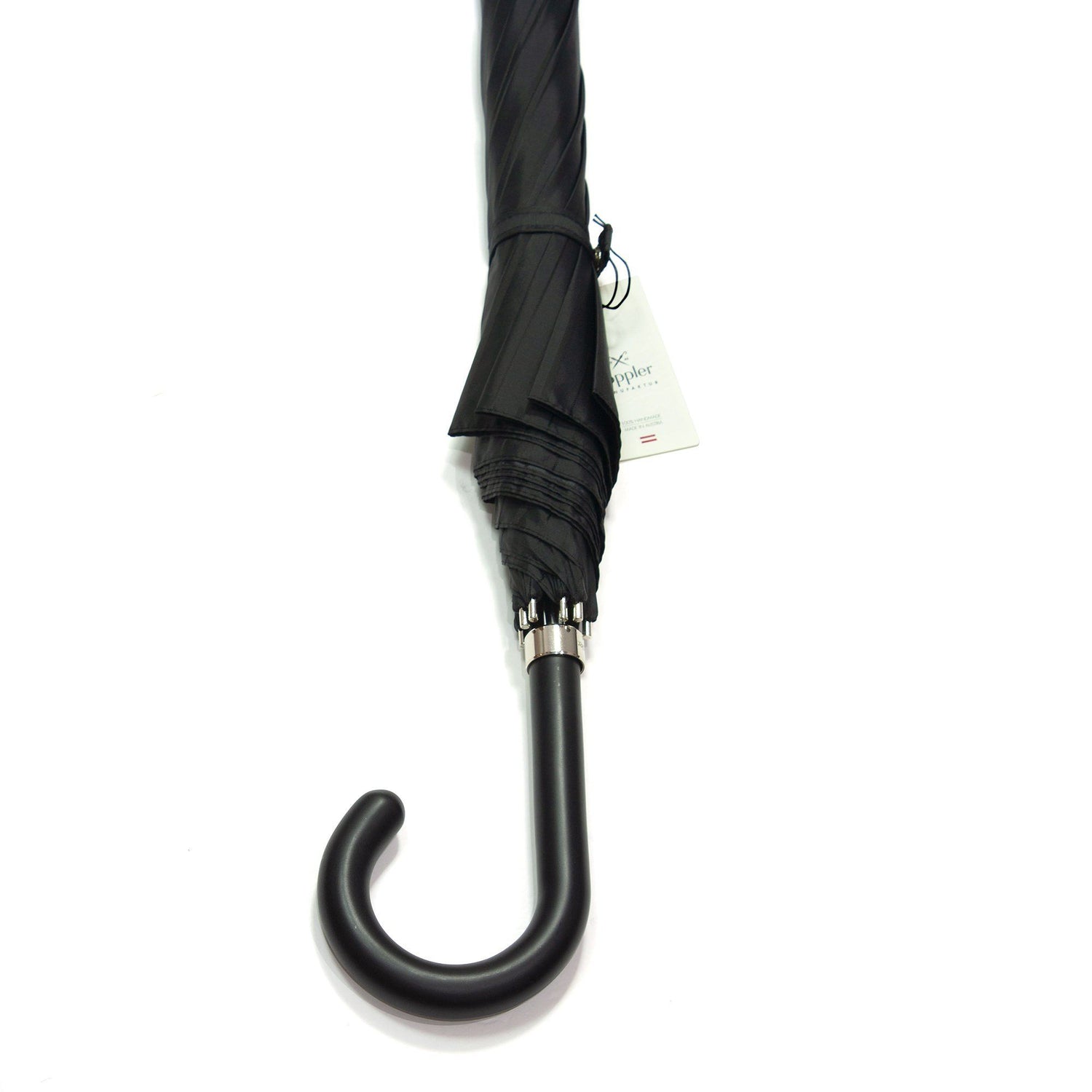 Doppler Orion Diplomat Gentlemen’s Umbrella, Stripes Umbrella Doppler Black