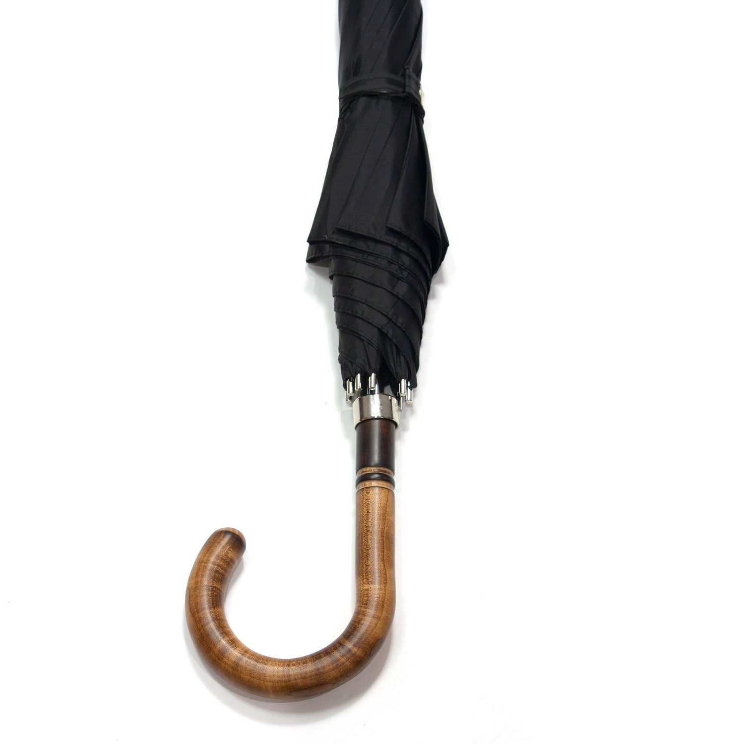 Doppler Orion Diplomat Gentlemen’s Umbrella, Stripes Umbrella Doppler Natural Wood
