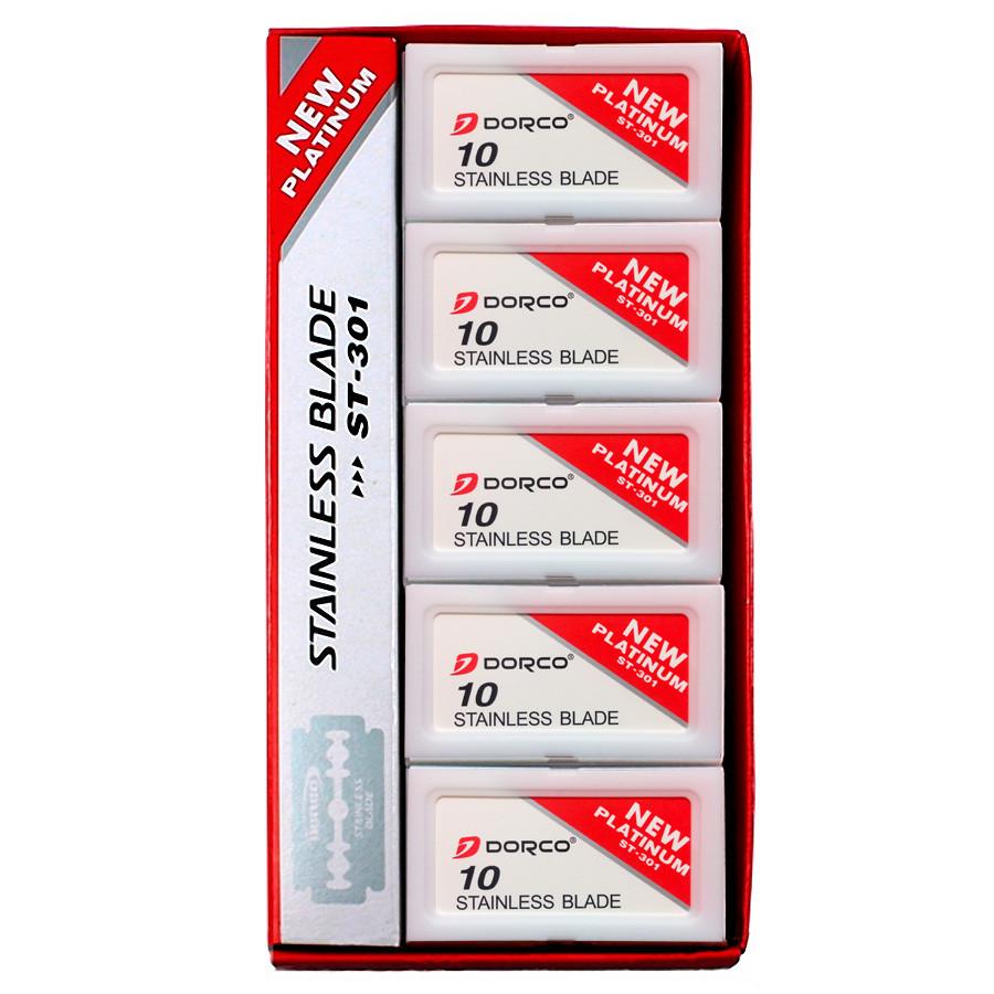 100 Dorco ST-301 Double-Edge Safety Razor Blades Razor Blades Dorco