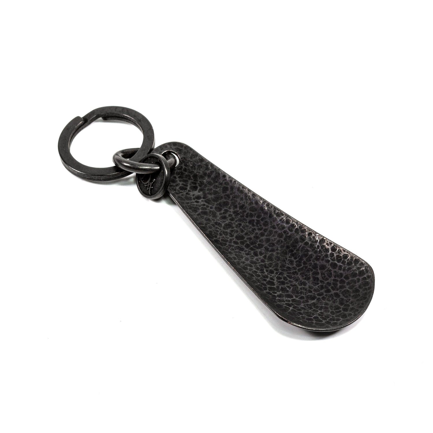 Diarge Brass Chasing Shoehorn Pocket Key Chain Keyring Diarge Black