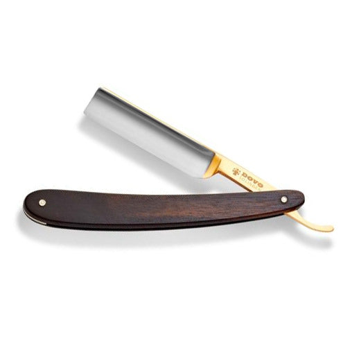 DOVO Apex Straight Razor 5/8”, Ebony Wood Scales Straight Razor DOVO