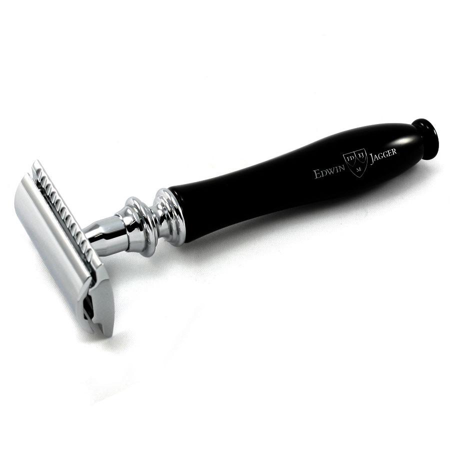 Edwin Jagger Chatsworth Classic Double-Edge Razor in Ebony Double Edge Safety Razor Edwin Jagger
