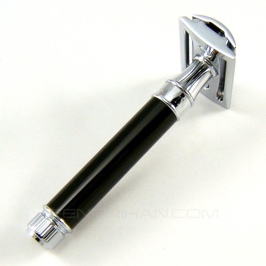Edwin Jagger Classic Double-Edge Safety Razor in Ebony Double Edge Safety Razor Edwin Jagger