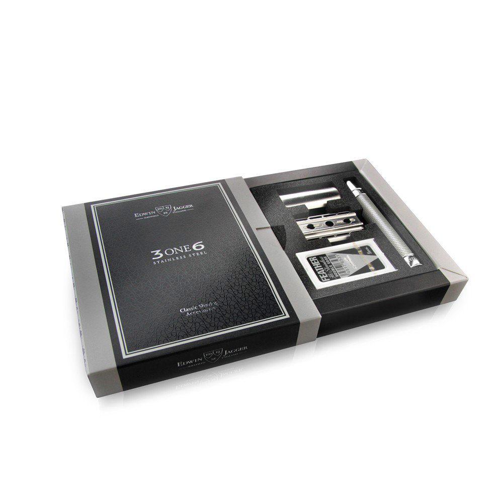 Edwin Jagger 3ONE6 Stainless Steel Double Edge Safety Razor Double Edge Safety Razor Edwin Jagger