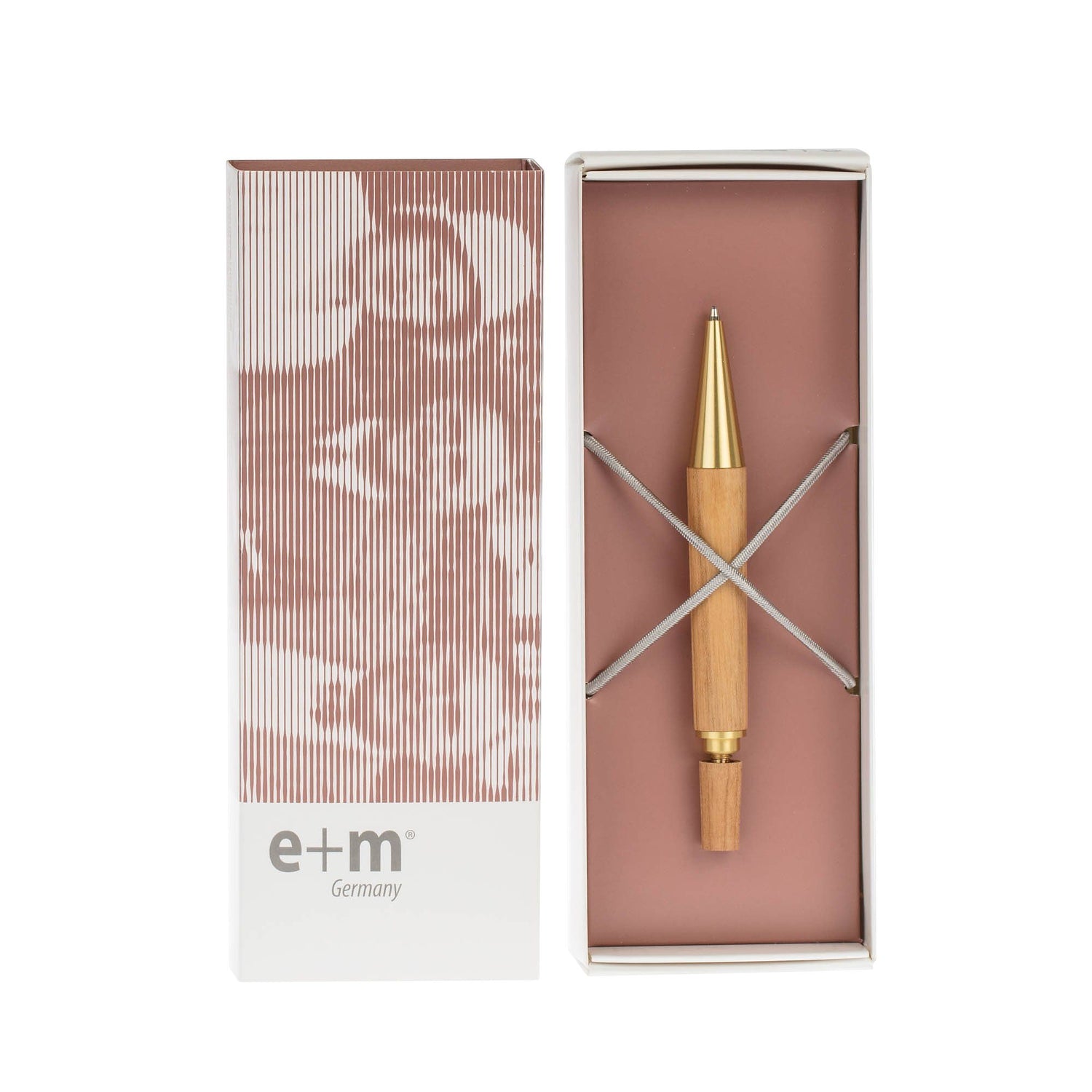 e+m Holzprodukte ‘Pocket Uno’ Wooden Ballpoint Pen Ball Point Pen e+m Holzprodukte