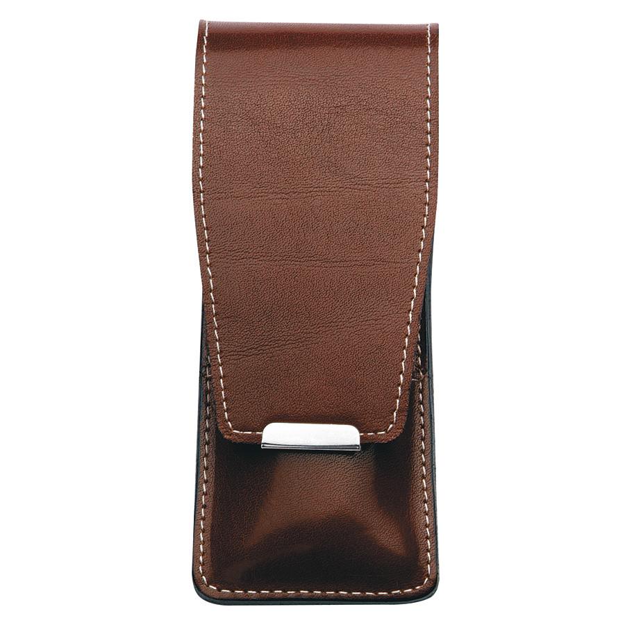 Erbe Solingen 4-Piece Manicure Set, Antique Cowhide Brown Snap Case Manicure Set Erbe Solingen