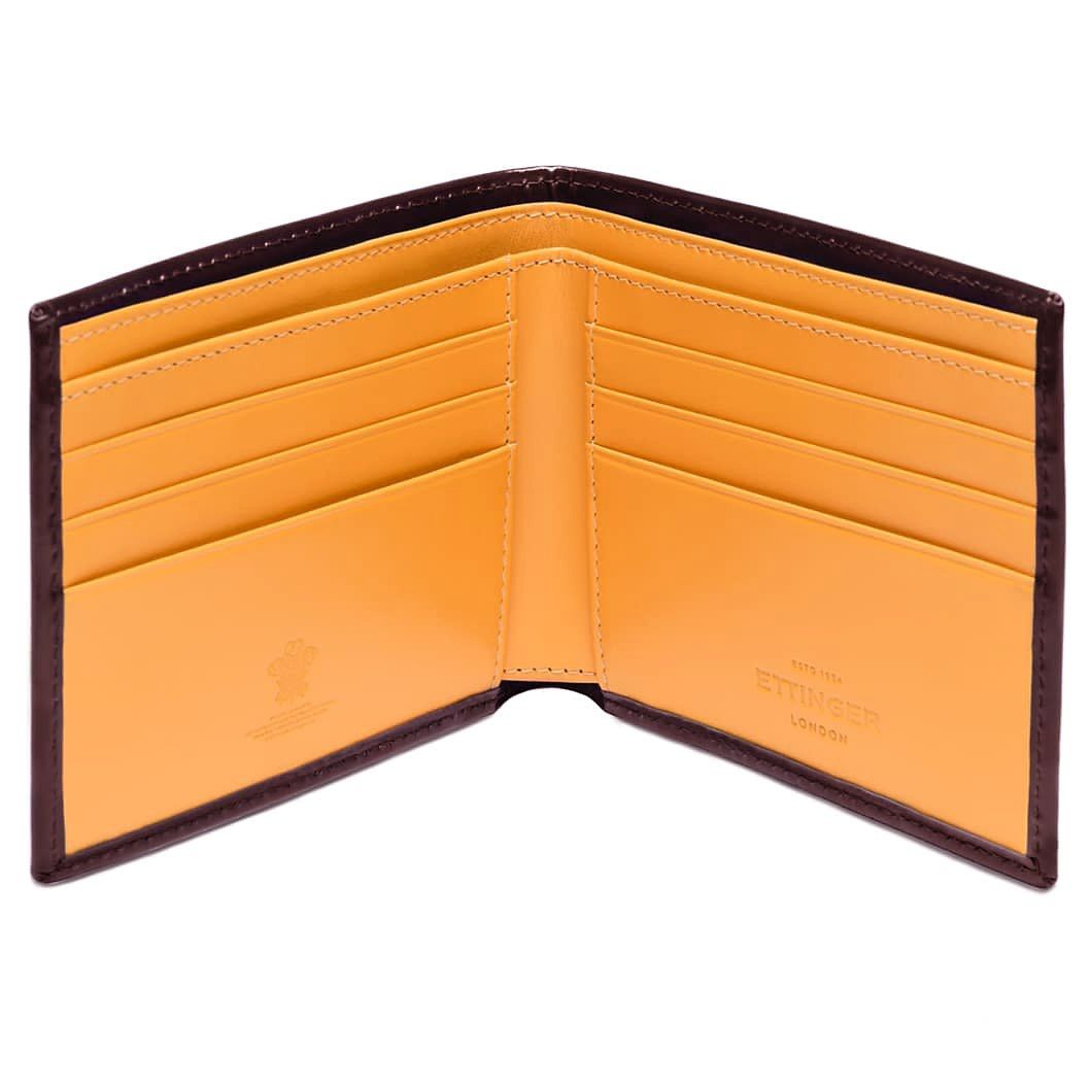 Ettinger Bridle Hide Billfold Leather Wallet with 6 CC Slots Leather Wallet Ettinger