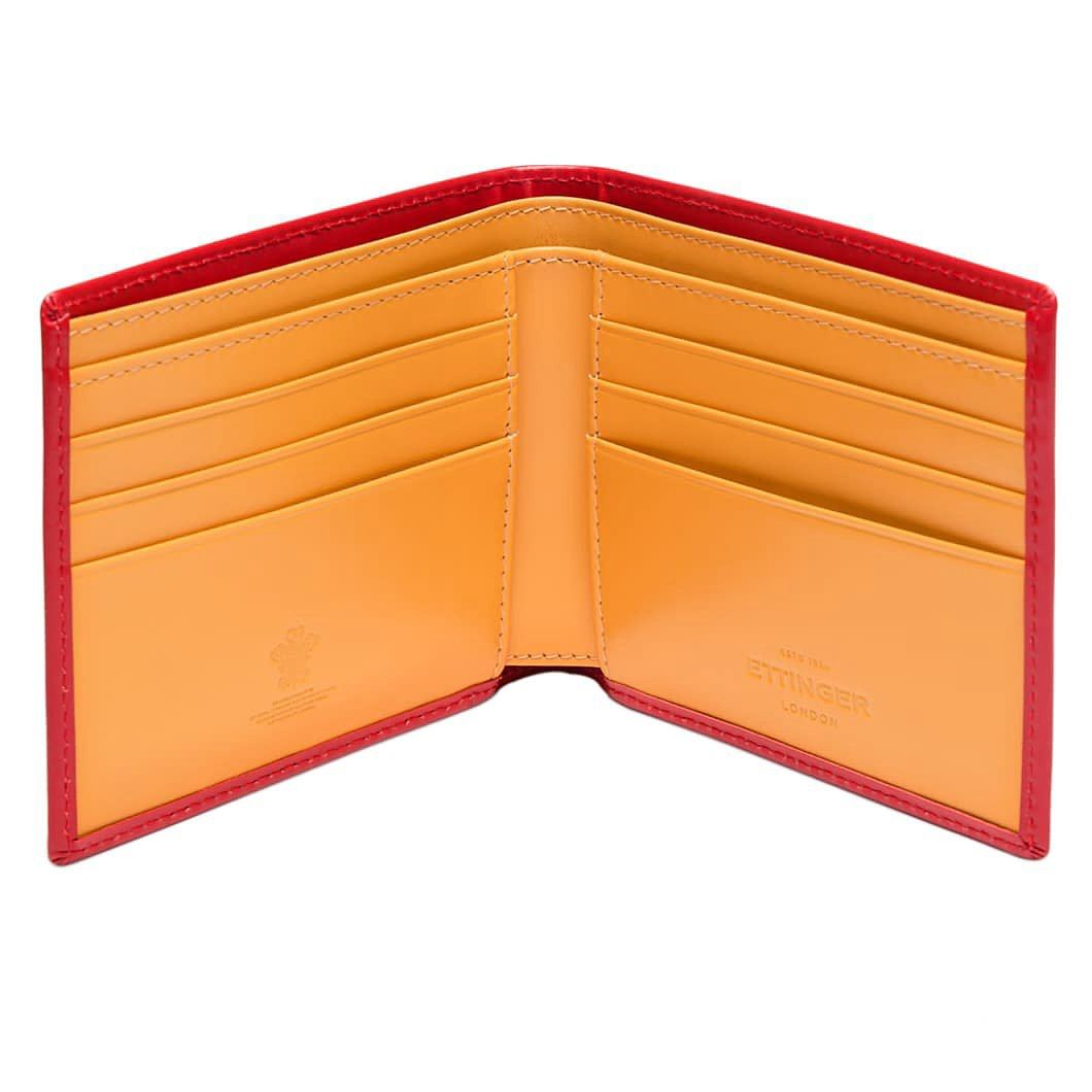 Ettinger Bridle Hide Billfold Leather Wallet with 6 CC Slots Leather Wallet Ettinger