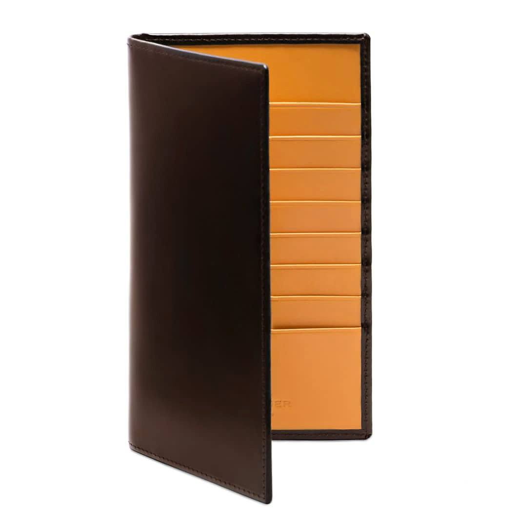 Ettinger Bridle Hide 8 Credit Card Coat Leather Wallet Leather Wallet Ettinger Nut