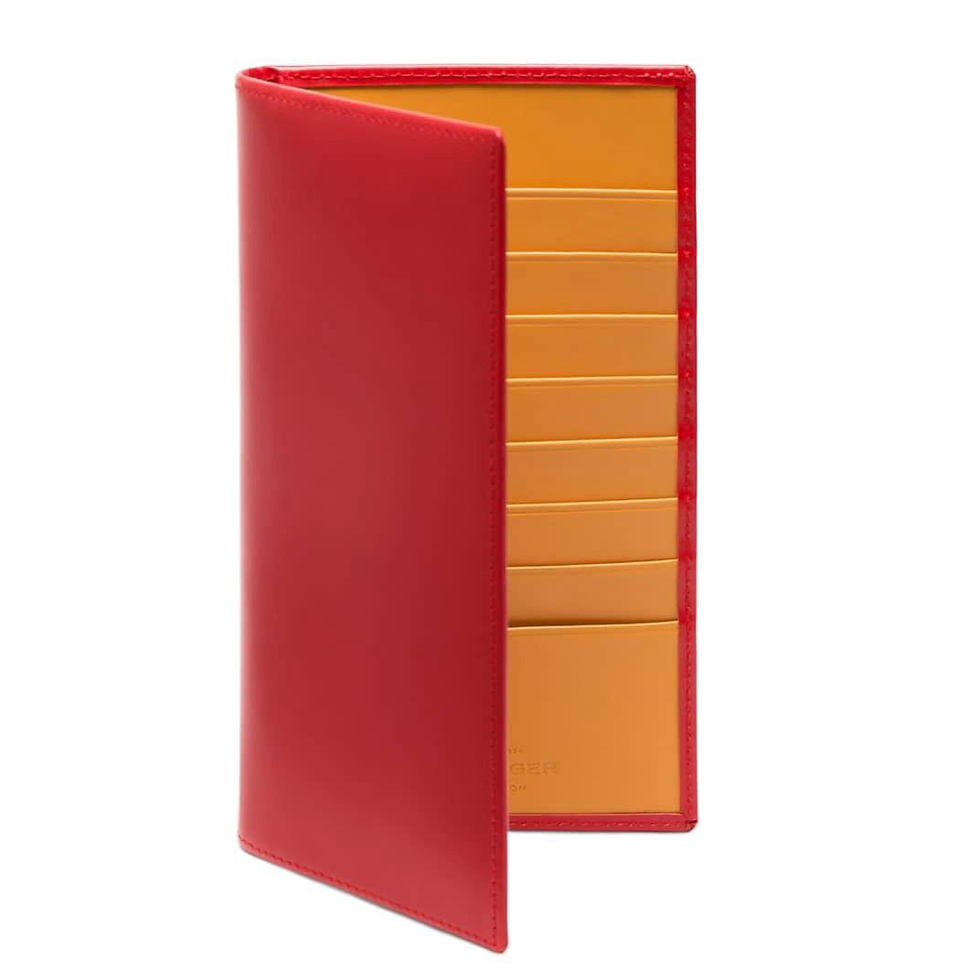 Ettinger Bridle Hide 8 Credit Card Coat Leather Wallet Leather Wallet Ettinger Red