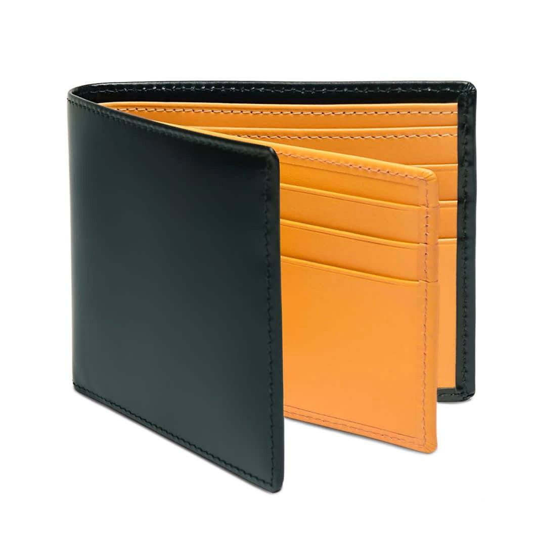 Ettinger Bridle Hide Billfold With 12 Credit Card Slots Leather Wallet Ettinger Green