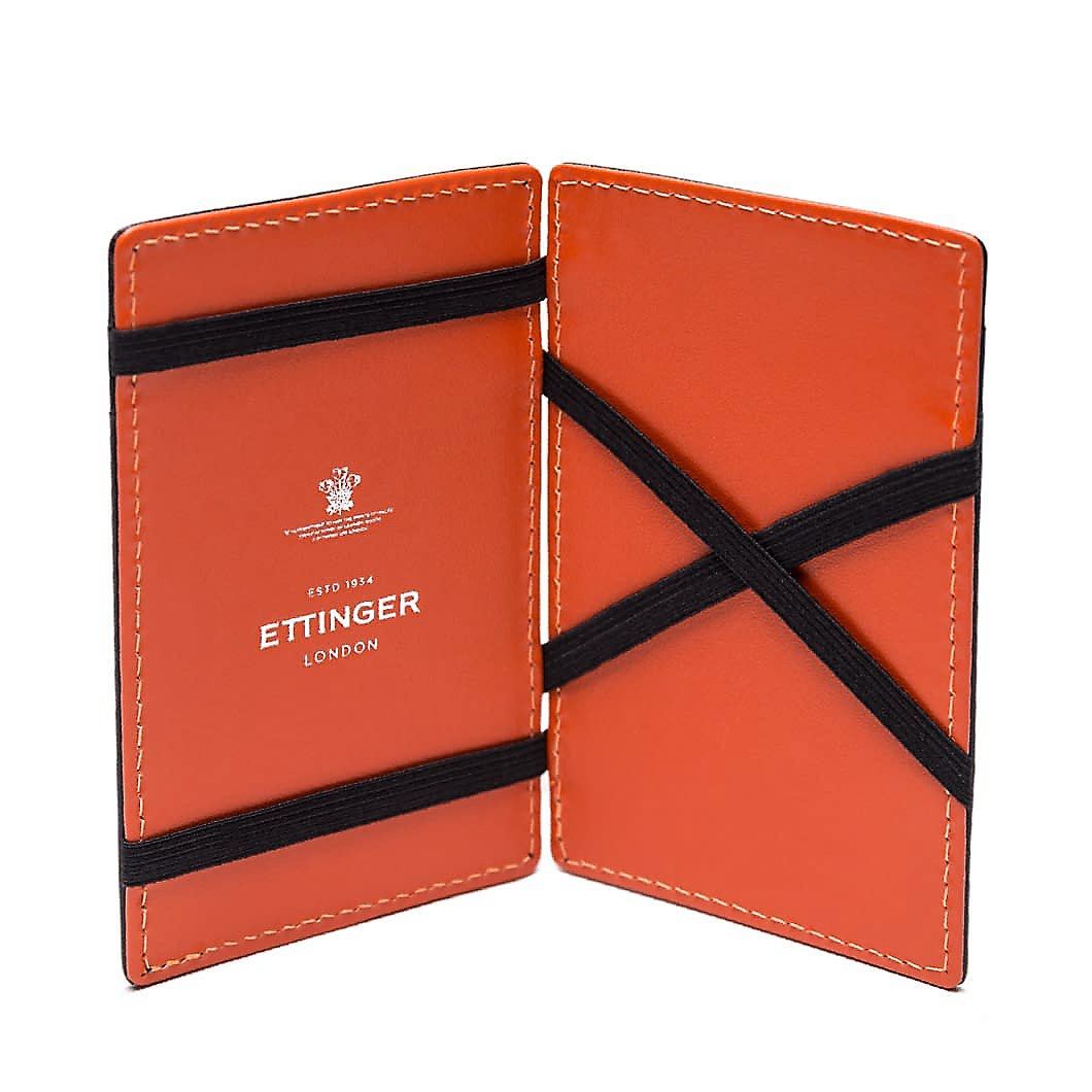Ettinger Sterling Magic Wallet Leather Wallet Ettinger Orange