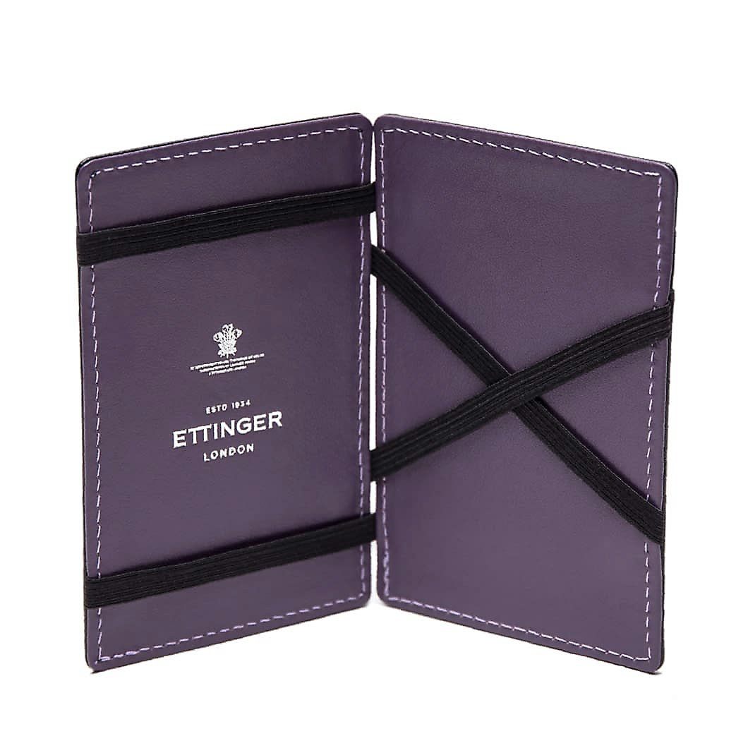 Ettinger Sterling Magic Wallet Leather Wallet Ettinger Purple