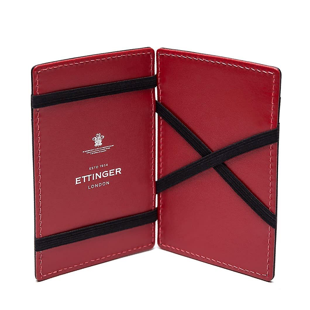 Ettinger Sterling Magic Wallet Leather Wallet Ettinger Red