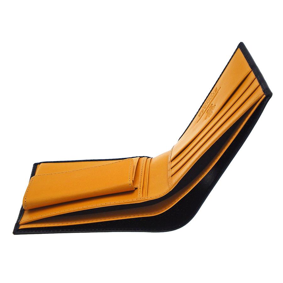 Ettinger Bridle Hide Billfold with 3 Credit Card Slots and Coin Purse Leather Wallet Ettinger