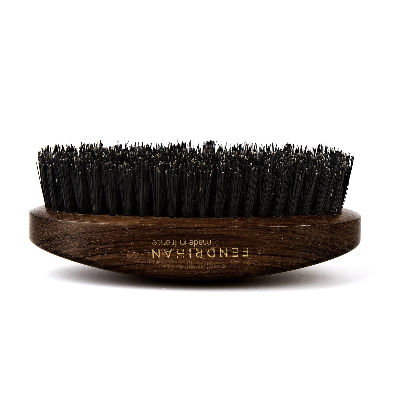 Fendrihan Military Hand-Finished Hair Brush with Dark Bristles, Made in France Hair Brush Fendrihan
