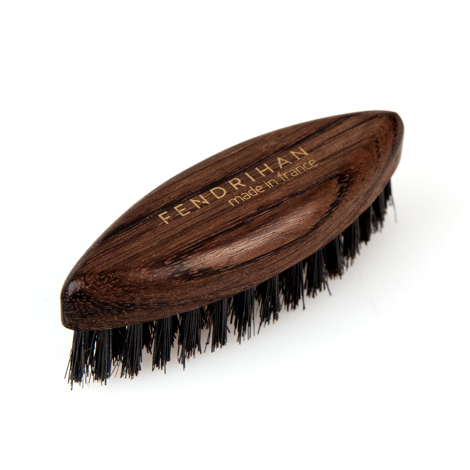 Fendrihan Oval Bubinga Wood and Boar Bristle Beard Brush, Made in France Beard Brush Fendrihan