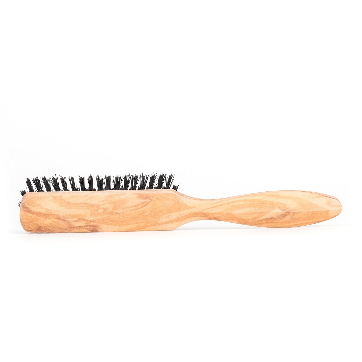 Fendrihan 5 Row Olivewood Hairbrush with Dark Bristles, Made in France Hair Brush Fendrihan