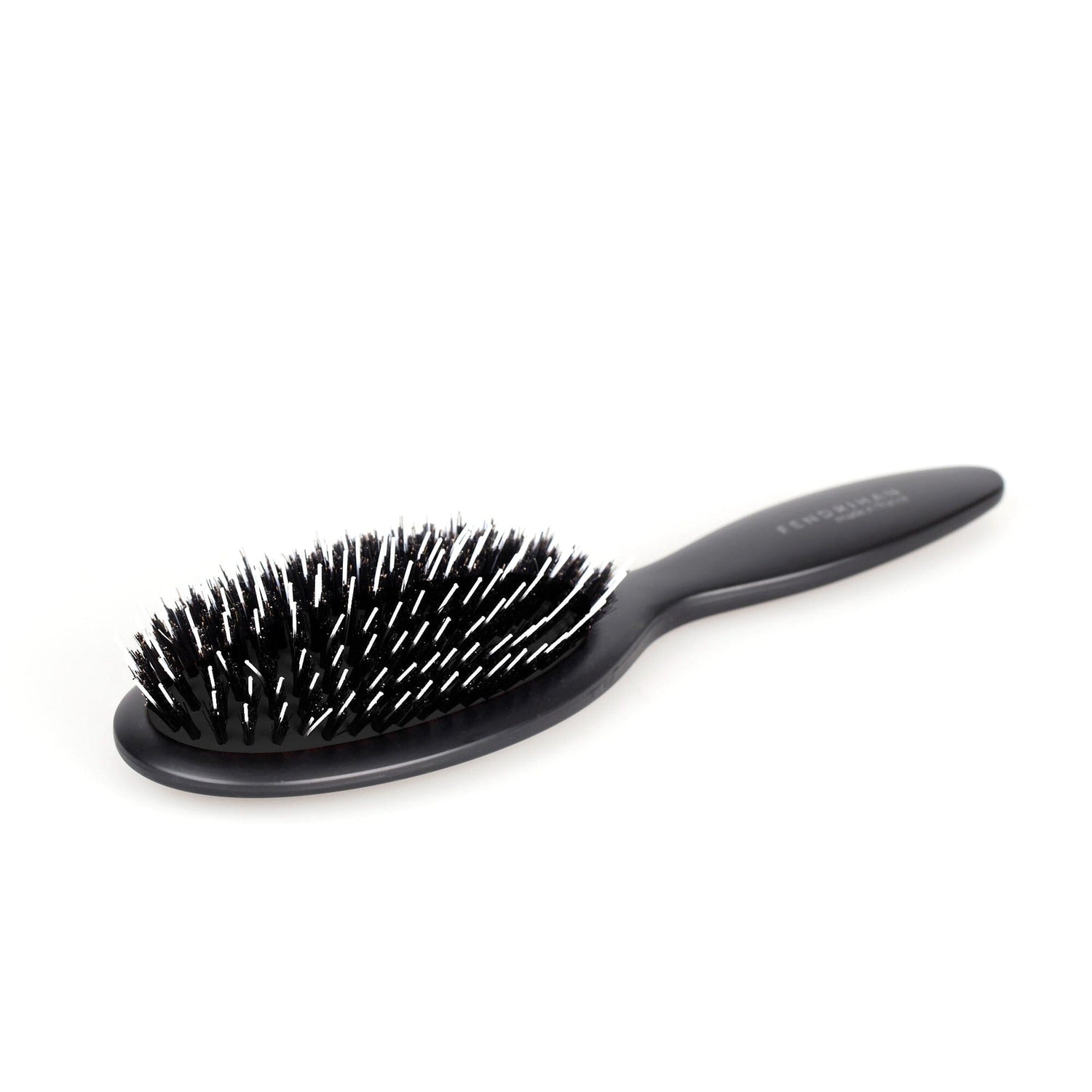 Fendrihan Oval Hair Brush with Boar Bristles and Nylon Pins, Cushion Base, Made in France Hair Brush Fendrihan