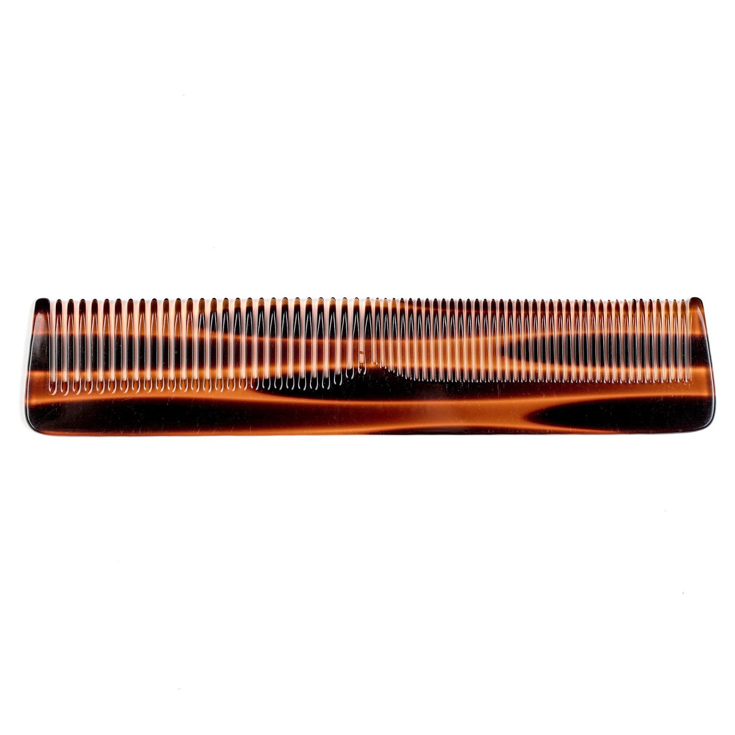 Fendrihan Hand-Finished Large Double-Tooth Comb, Faux Tortoise Comb Fendrihan