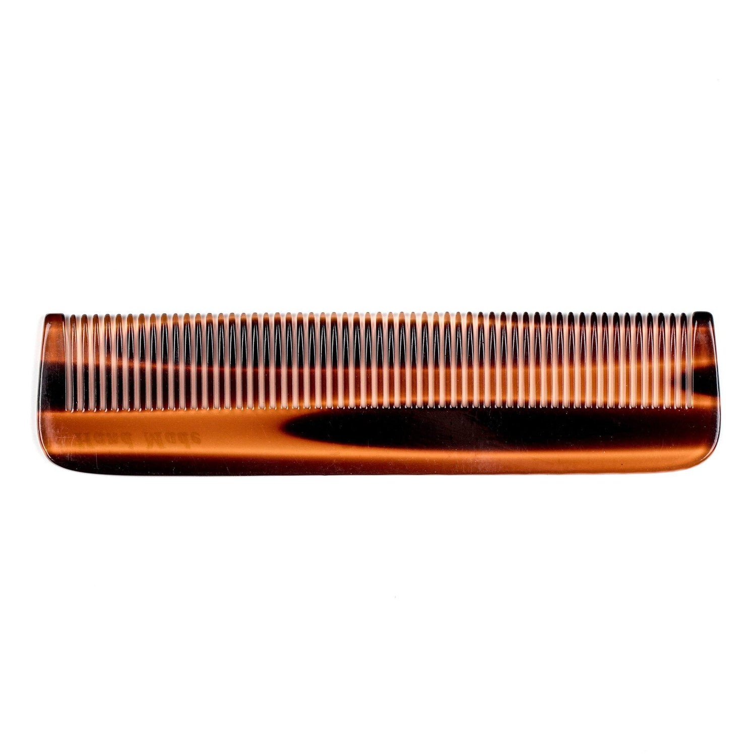 Fendrihan Hand-Finished Fine-Tooth Pocket Comb, Faux Tortoise Comb Fendrihan