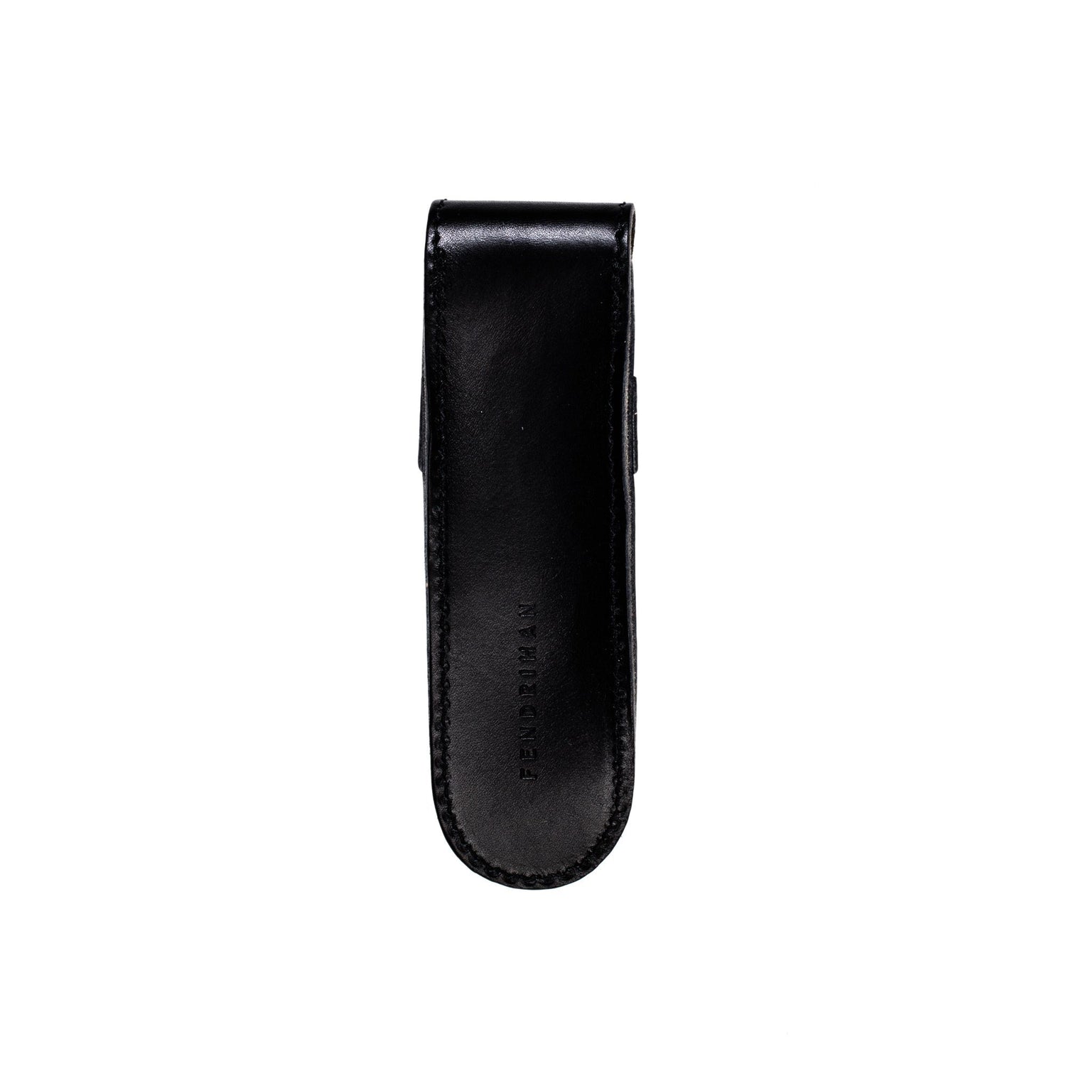 Fendrihan Black Natural Leather Case for Straight Razor Razor Case Fendrihan
