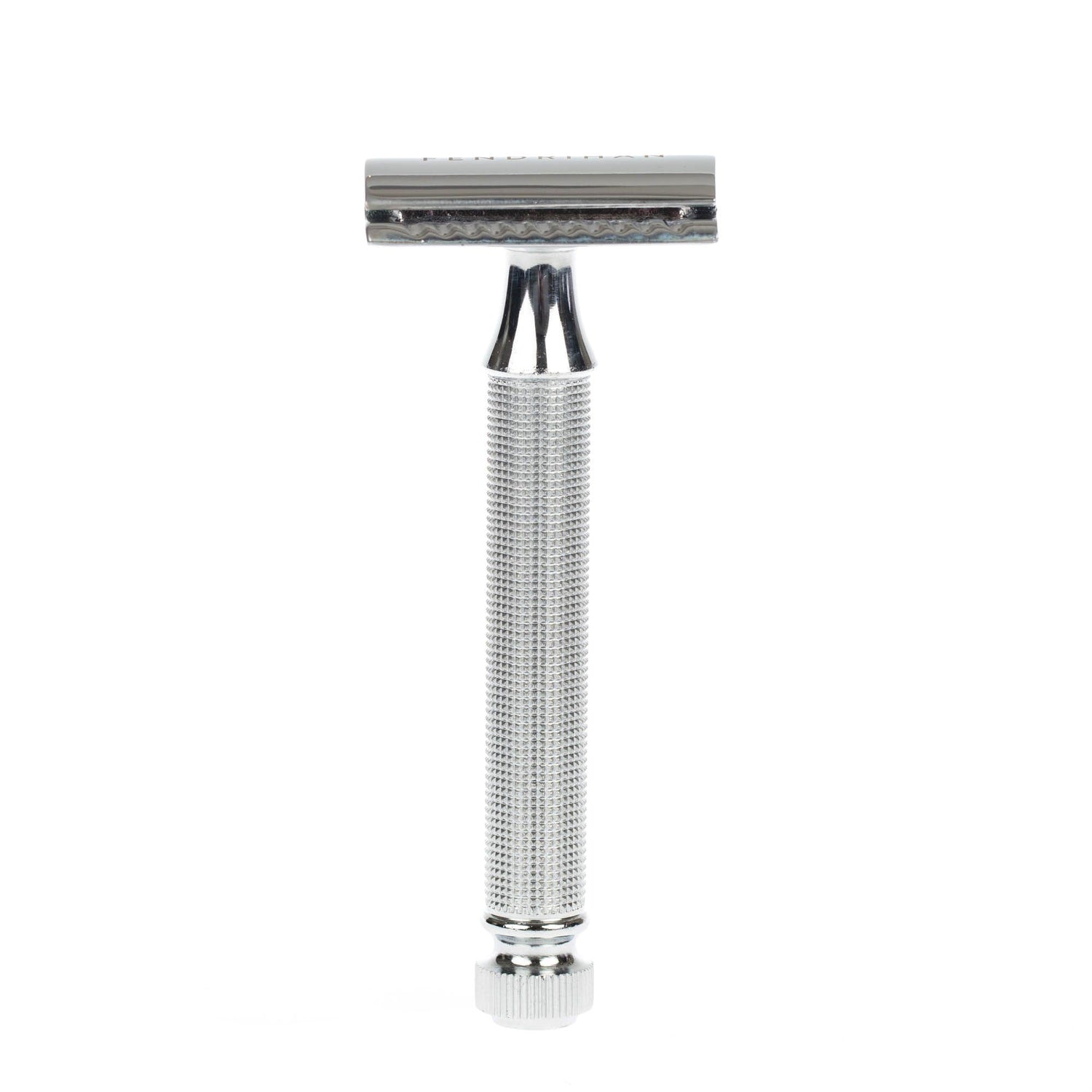 Fendrihan Double Edge Safety Razor, Square Knurled Handle Double Edge Safety Razor Fendrihan