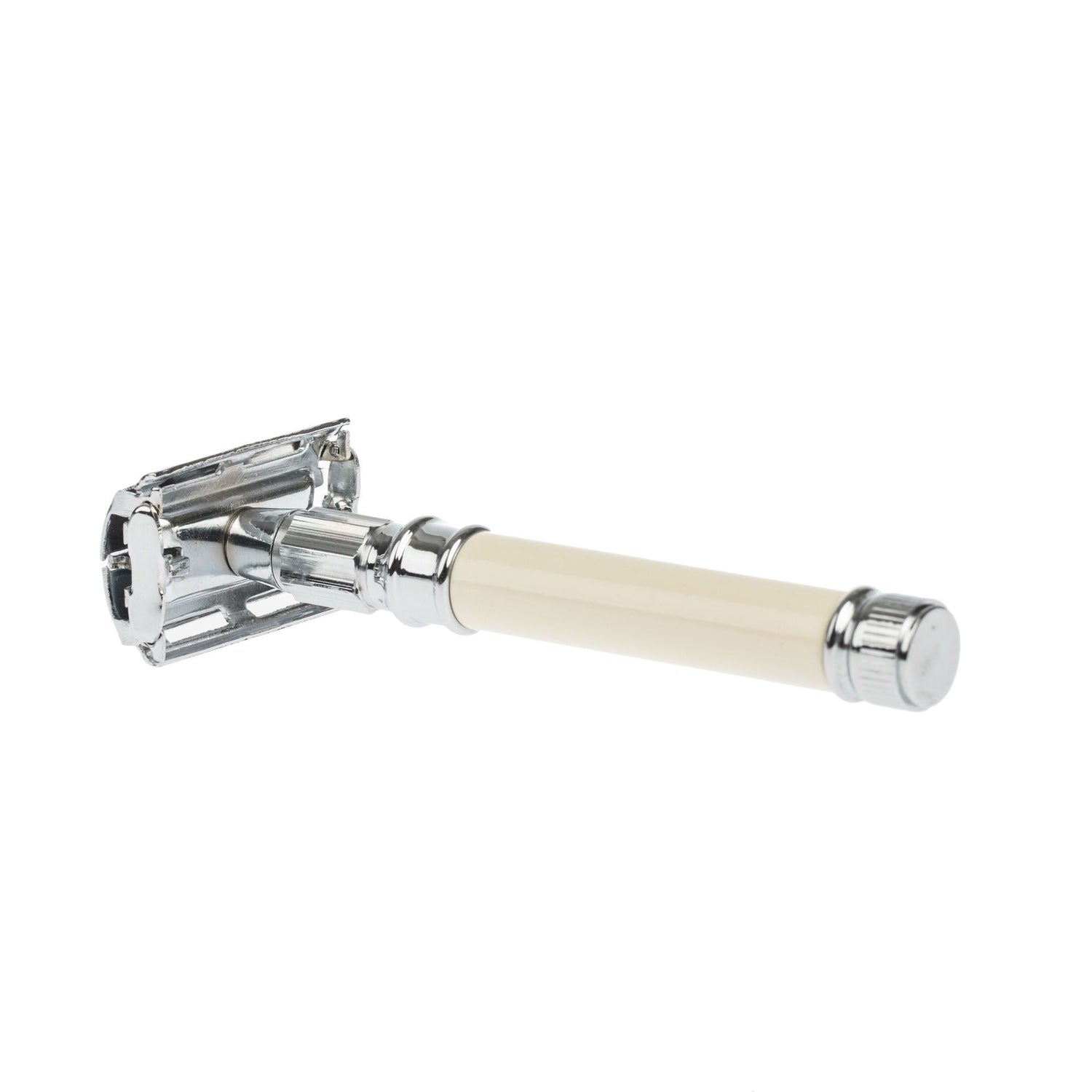 Fendrihan Butterfly Safety Razor, Faux Ivory Handle Double Edge Safety Razor Fendrihan